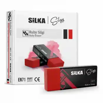 Silka Ruby Kırmızı Silgi 20 Li Kt Art5