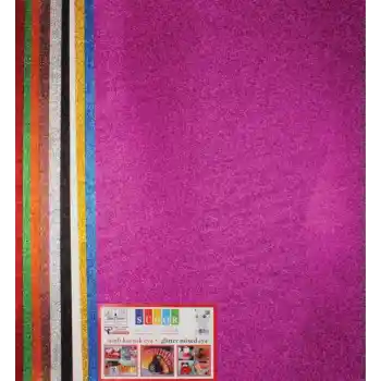 Südor 50x70 Eva 10 Renk Simli Yapışkanlı Sk32