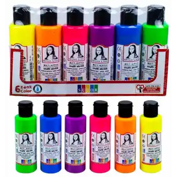 Südor Monalisa 6x70 Ml Fosfor Akrilik Boya Sd1006f