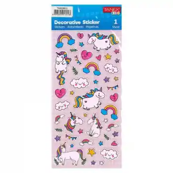 Tanex Tnx-25812 Puffy Unıcorn Serisi Stıcker Etiket