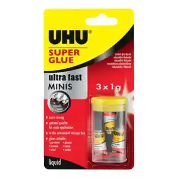 Uhu Super Glue 3 Lü Japon Yapıştırıcı 45415