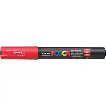 Uni-ball Pc-1m Posca Su Bazlı Marker Kırmızı 0.7