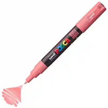 Uni-ball Pc-1m Posca Su Bazlı Marker Mercan Pembe 0.7