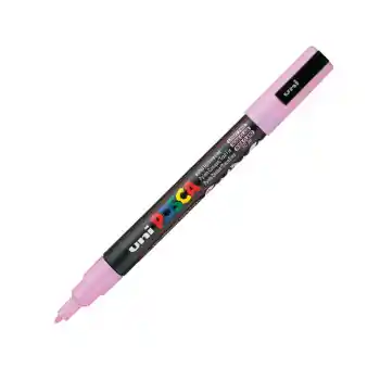 Uni-ball Pc-3m Posca Su Bazlı Marker Açık Pembe 0.9