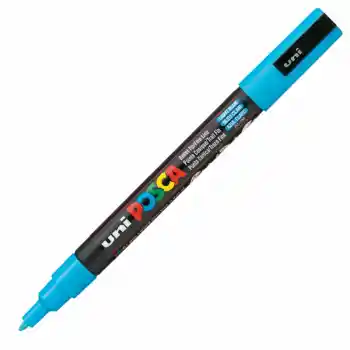 Uni-ball Pc-3m Posca Su Bazlı Marker A.mavi 0.9