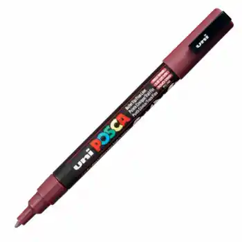 Uni-ball Pc-3m Posca Su Bazlı Marker Ş.kırmızı 0.9