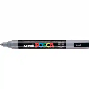 Uni-ball Pc-5m-posca Su Bazlı Marker Gri 1.8-2.5