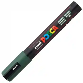 Uni-ball Pc-5m-posca Su Bazlı Marker İngiliz Yeşili 1.8