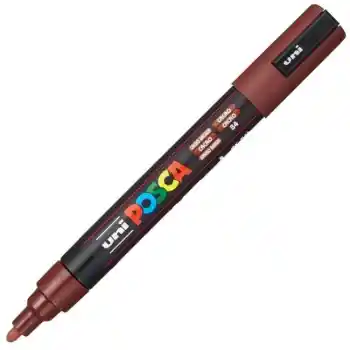 Uni-ball Pc-5m-posca Su Bazlı Marker Kakao Kahve 1.8