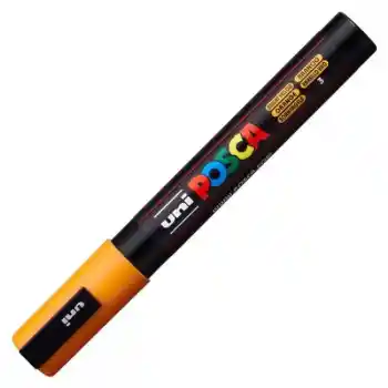 Uni-ball Pc-5m-posca Su Bazlı Marker Parlak Sarı 1.8