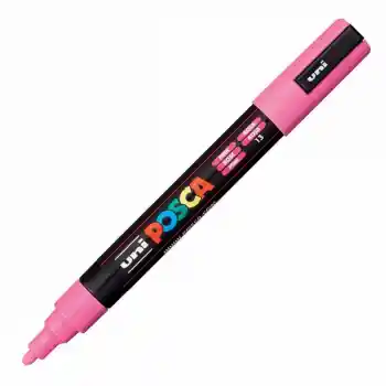 Uni-ball Pc-5m-posca Su Bazlı Marker Pembe 1.8