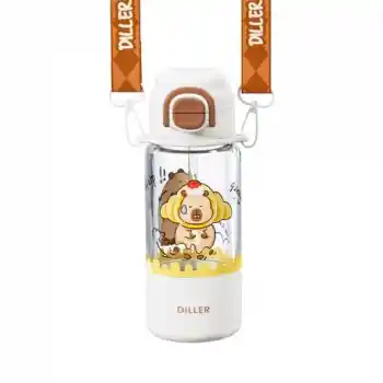 Vagon Lıfe Dıller D2560 Çift Açılır Kapaklı Tritan Matara 600 Ml