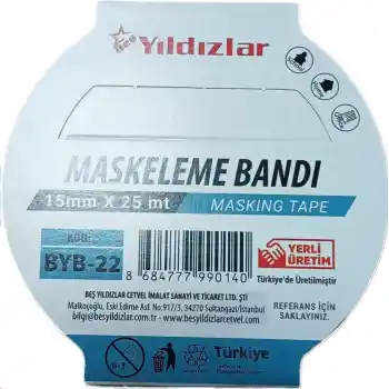 Yıldızlar 15x25 Maskeleme Bantı Byb-22