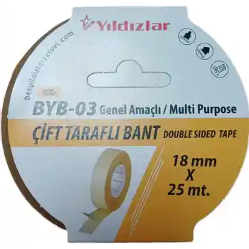 Yıldızlar 18x25 Çift Taraflı Bant Byb-03