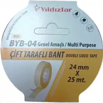 Yıldızlar 24x25 Çift Taraflı Bant Byb-04