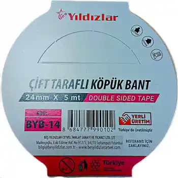 Yıldızlar 24x5 Çift Taraflı Köpük Bant Byb-14