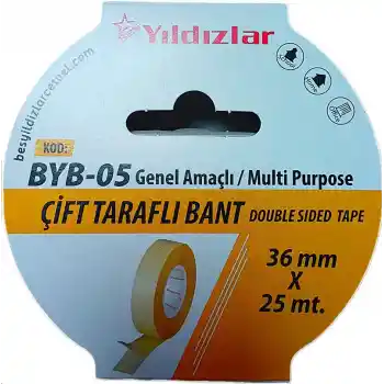 Yıldızlar 36x25 Çift Taraflı Bant Byb-05
