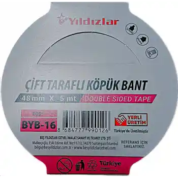 Yıldızlar 48x5 Çift Taraflı Köpük Bant Byb-16