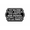 MT Yaz/Sil Siyah PVC Fiyat Etiketi ve Mini Mandal Etiket Tutucu 10 lu Set