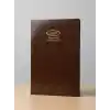 2027 Seperatörlü Ajanda Günlük Suni Deri 17x24 cm KOYU KAHVERENGİ Renk