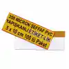 5 cm x 10 cm Şeffaf Pvc Arkası Yapışkanlı V Tipi Fiyat Etiket liği 100 lü Paket