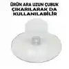 Yuvarlak Ayaklı Etiket Tutucu Şeffaf Yuvarlak Ayaklı Etiketlik 10 Adet