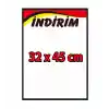 Market İndirim Afişi Kuşe Kağıt 32x45 cm 100 lü Pk.