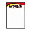 Market İndirim Afişi Kuşe Kağıt 32x45 cm 50 li Pk.