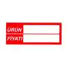 PVC Yaz-Sil Raf Profil İçi Fiyat Etiketi 50li Pk. 3,8x10cm