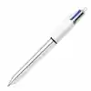 Bic 4 Renk Fonksiyonlu Gümüş Gövde Tükenmez Kalem 982873