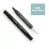 Del Rey Twın Marker Bg1 Blue Grey Çift Uçlu Grafik Kalemi Mn-drbg1