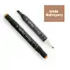 Del Rey Twın Marker Br96 Mahogany Çift Uçlu Grafik Kalemi Mn-dr096