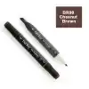 Del Rey Twın Marker Br98 Chesnut Brown Çift Uçlu Grafik Kalemi Mn-dr098
