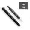 Del Rey Twın Marker Cg9 Cool Grey Çift Uçlu Grafik Kalemi Mn-drcg9