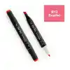 Del Rey Twın Marker R13 Scarlet Çift Uçlu Grafik Kalemi Mn-dr013