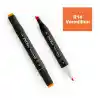 Del Rey Twın Marker R14 Vermillion Çift Uçlu Grafik Kalemi Mn-dr014