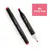 Del Rey Twın Marker R4 Vivid Red Çift Uçlu Grafik Kalemi Mn-dr004