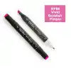 Del Rey Twın Marker Rp86 Vivid Reddish Purple Çift Uçlu Grafik Kalemi Mn-dr086