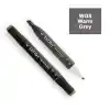 Del Rey Twın Marker Wg8 Warm Grey Çift Uçlu Grafik Kalemi Mn-drwg8