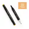 Del Rey Twın Marker Yr31 Dark Yellow Çift Uçlu Grafik Kalemi Mn-dr031