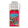 Faber 6 Renk Yıkanabilir Keçeli Kalem 671551060
