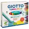 Gıotto 455000 Turbo Maxı 24 Renk Keçeli Kalem