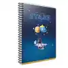 Gıpta Stars A6 80 Yp Çizgili Spr Karton Kpk Defter 6189