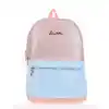 Kaukko K1577 Amazıng Sırt Çantası Simli Somon