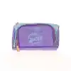 Kaukko K2532 Sparkle Plump Kalem Çantası Duble Koyu Lila