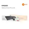 Lecoo Km2001 Klavye & Mouse Kablosuz Set Siyah