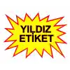 Market Raf Önü Yıldız İndirim Etiketi 24x35 cm. Raf Yıldız Etiketi 100 Adet