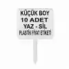 MT Pazarcı Fiyat Etiketi Beyaz K.boy 10 Adet