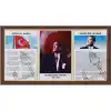 Panda Milli Levha 3lü 45x90 Ahşap Çerçeve Pan424