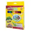 Play-doh 12 Renk Keçeli Kalem Fırça Uçlu Ke009